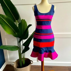 BELLE BY BADGLEY MISCHKA STRIPE DRESS